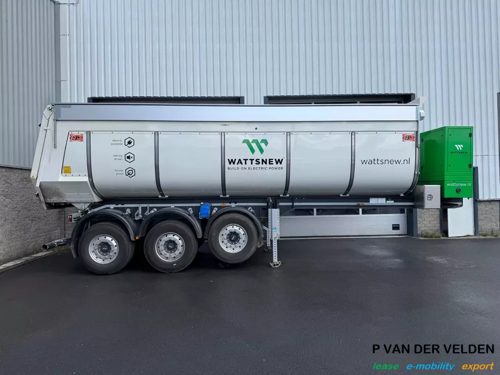 AJK 42 ton | Elektrisch bediende Wattsnew geisoleerde kipperoplegger | mileuzones |