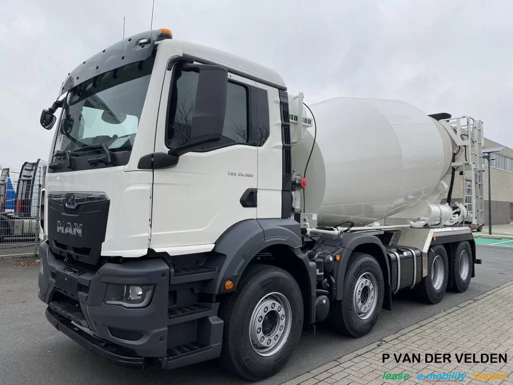 MAN TGS 35.360 | 8x4 BB | mixer 10 m3 | Liebherr | 37 Ton | direct inzetbaar |
